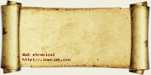 Vuk Belić vizit kartica